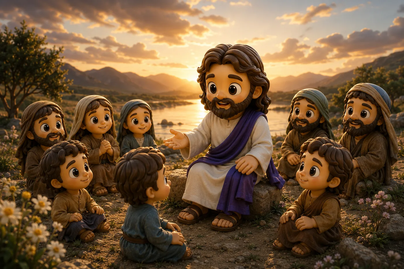 Jesus Blesses the Children