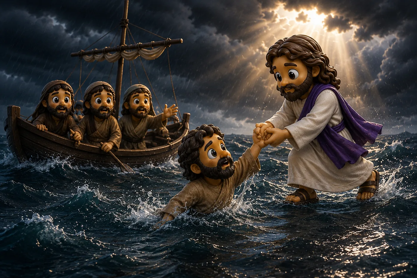 Jesus Walks on Water